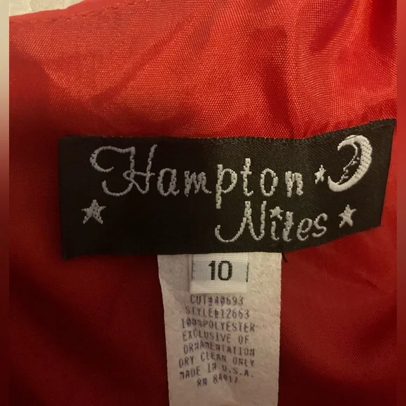 Red HAMPTON NITES midi dress - Picture 5 of 5